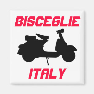 Scooter, Bisceglie, Italien Magnet