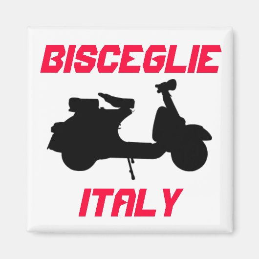 Scooter, Bisceglie, Italien Magnet (Vorne)