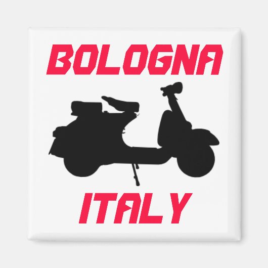 Scooter, Bologna, Italien Magnet (Vorne)