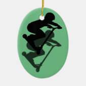 Scooter Boy - Stunt Scooter 5 Keramik Ornament (Vorne)