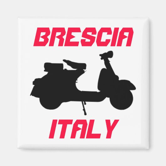 Scooter, Brescia, Italien Magnet (Vorne)