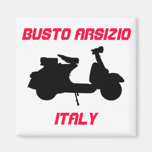 Scooter, Busto Arsizio, Italien Magnet