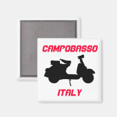 Scooter, Campobasso, Italien Magnet (Vorderseite/Rückseite)