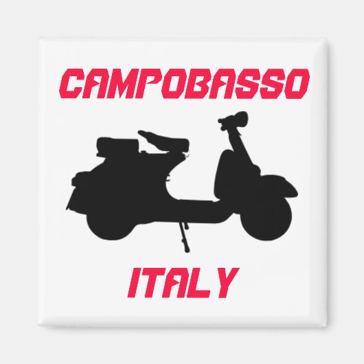 Scooter, Campobasso, Italien Magnet (Vorne)
