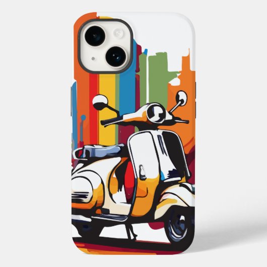 Scooter Case-Mate iPhone Hülle (Rückseite)