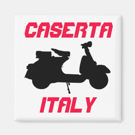 Scooter, Caserta, Italien Magnet (Vorne)