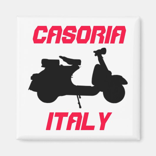Scooter, Casoria, Italien Magnet (Vorne)