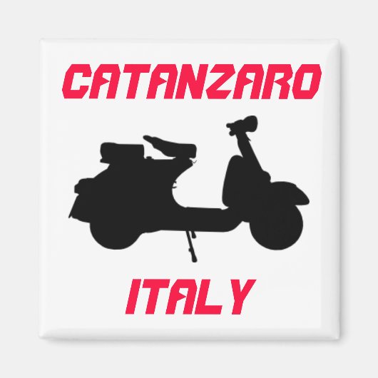 Scooter, Catanzaro, Italien Magnet (Vorne)