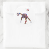 Scooter Christensen Runder Aufkleber (Tasche)