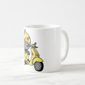 Scooter Chubby Cockatiel Kaffeetasse (VorderseiteRechts)