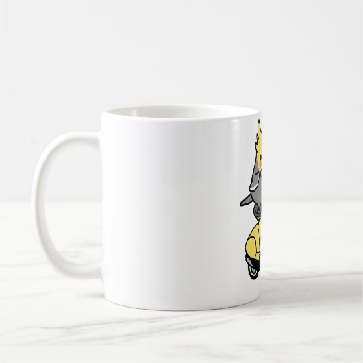 Scooter Chubby Cockatiel Kaffeetasse (Links)
