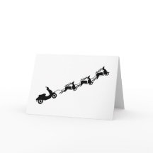 Scooter Club Mechaniker frohe Weihnachtsrentiere