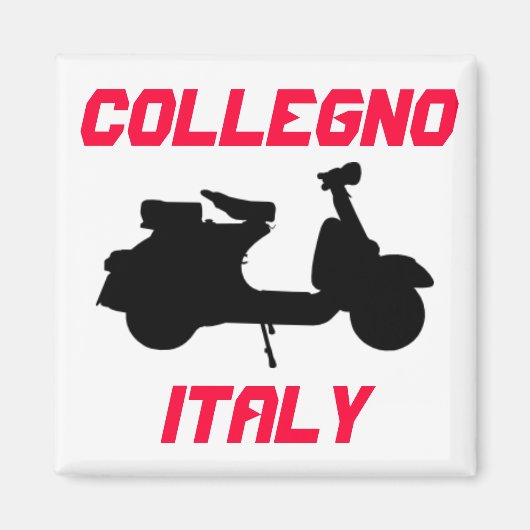 Scooter, Collegno, Italien Magnet (Vorne)
