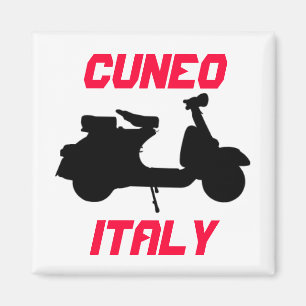 Scooter, Cuneo, Italien Magnet