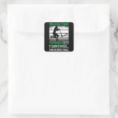 Scooter Das ist, wie ich rollen Quadratischer Aufkleber (Tasche)