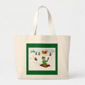 Scooter der Elf Jumbo-Tasche Jumbo Stoffbeutel (Vorne)