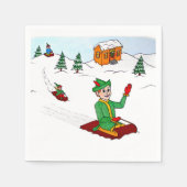 Scooter der Elf-Taschentuch Serviette (Vorderseite)