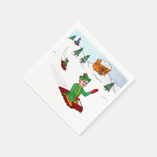 Scooter der Elf-Taschentuch Serviette (Ecke)