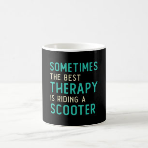 Scooter Driver Best Therapy Stunt Retro Vintag Kaffeetasse