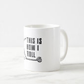 Scooter Driver So Roll ich Stunt Funny Funny Kaffeetasse (VorderseiteRechts)