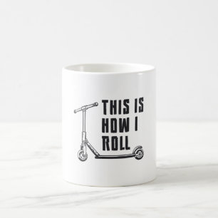 Scooter Driver So Roll ich Stunt Funny Funny Kaffeetasse
