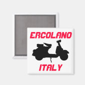 Scooter, Ercolano, Italien Magnet (Vorderseite/Rückseite)