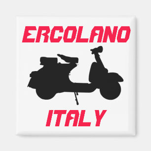Scooter, Ercolano, Italien Magnet