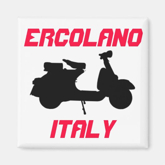 Scooter, Ercolano, Italien Magnet (Vorne)