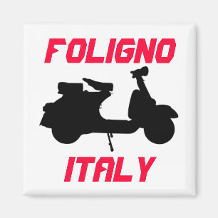 Scooter, Foligno, Italien Magnet