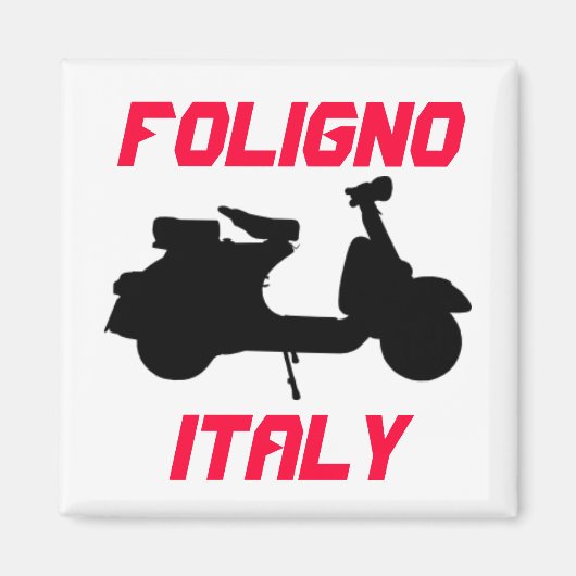 Scooter, Foligno, Italien Magnet (Vorne)