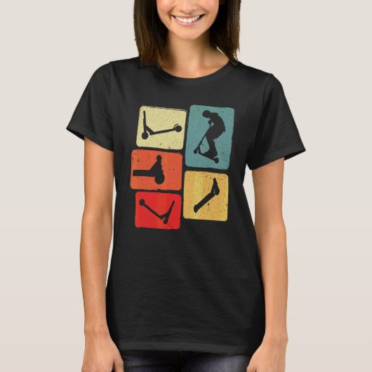 Scooter Frame Kick Scooter T-Shirt (Vorderseite)