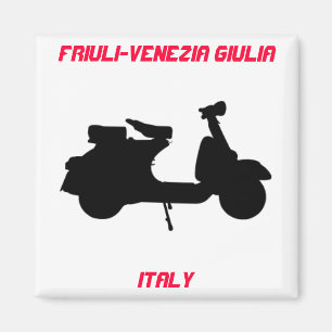 Scooter, Friaul-Julisch Venetien, Italien Magnet