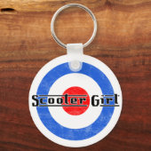 Scooter Girl Lambretta Schlüsselanhänger (Vorderseite)