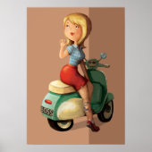 Scooter Girl Poster (Vorne)