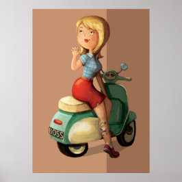 Scooter Girl Poster
