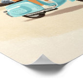 Scooter Girl Poster (Ecke)