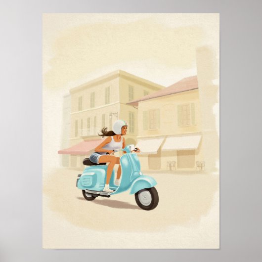 Scooter Girl Poster (Vorne)