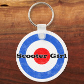Scooter Girl Schlüsselanhänger (Vorderseite)
