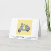 Scooter Greeting Card Karte (Rückseite)