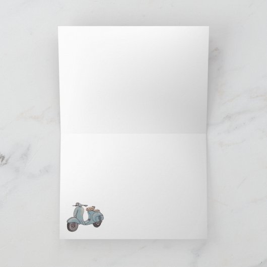 Scooter Greeting Card Karte (Innenseite)
