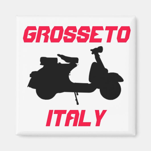 Scooter, Grosseto, Italien Magnet (Vorne)