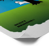 Scooter Halloween Poster (Ecke)