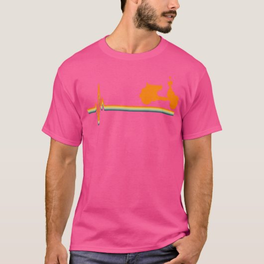 Scooter Heartbeat Throwback T-Shirt (Vorderseite)