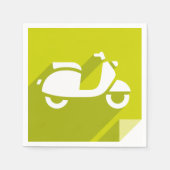 Scooter Icon Napkins Serviette (Vorderseite)