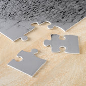 Scooter in einer Straße in Italien in Schwarz-Weiß Puzzle (Seite)