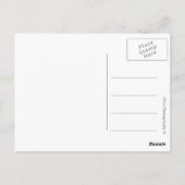 Scooter in Schwarzweiß Postkarte (Rückseite)