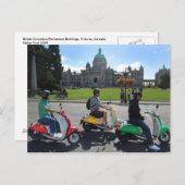 Scooter in Victoria Postcard Postkarte (Vorne/Hinten)