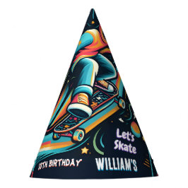 Scooter Jump Zone Skateboarding 13. Geburtstag Partyhütchen