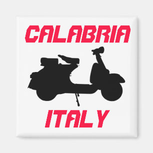 Scooter, Kalabrien, Italien Magnet