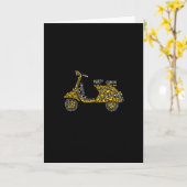Scooter Karte (Gelbe Blume)